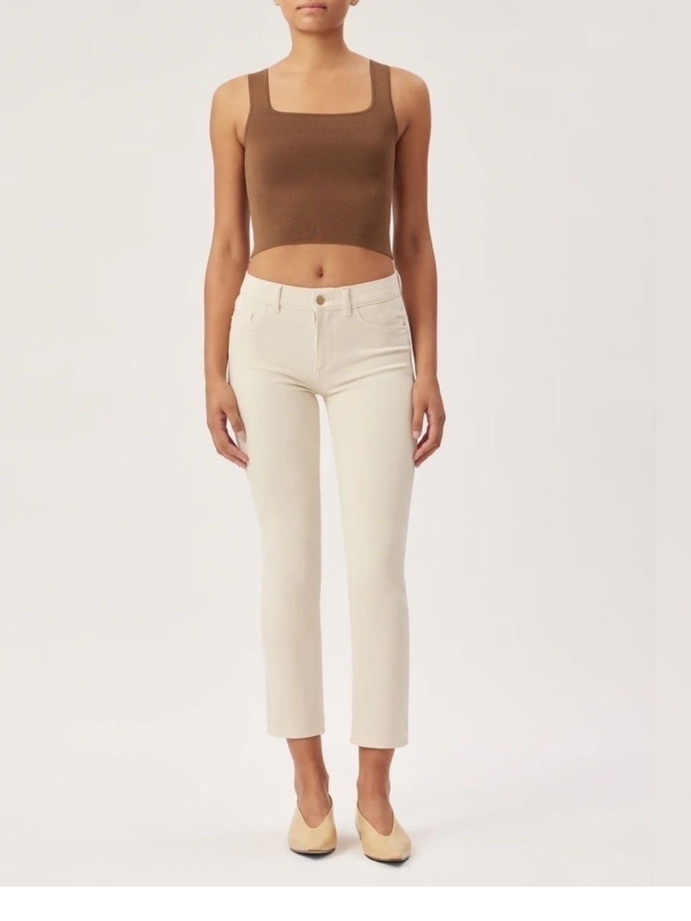 DL1961 Mara Straight Instasculpt Straight Jeans Parchment woman’s size 27